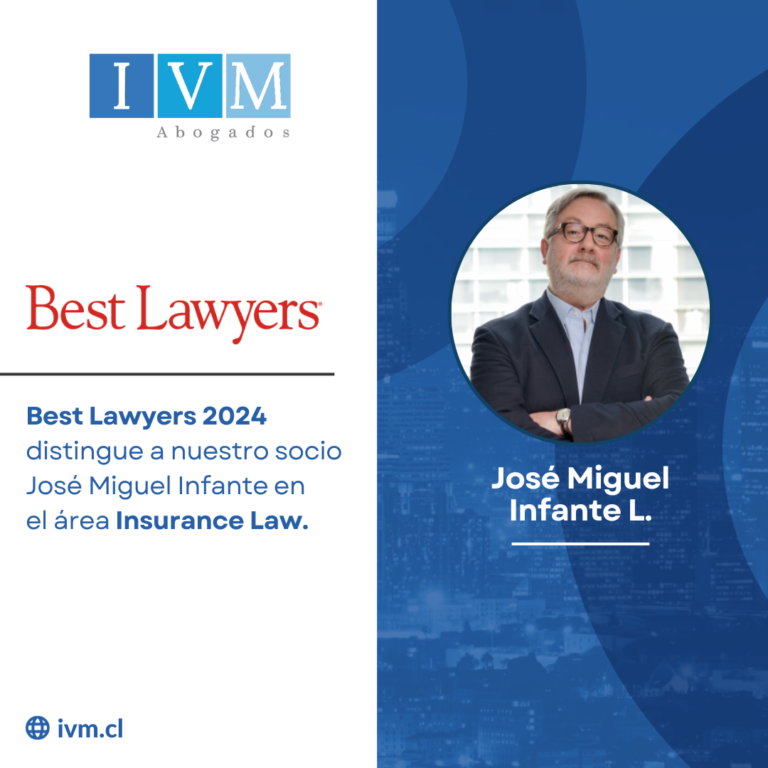 Nuestro socio José Miguel Infante fue reconocido por Best Lawyers en seguros