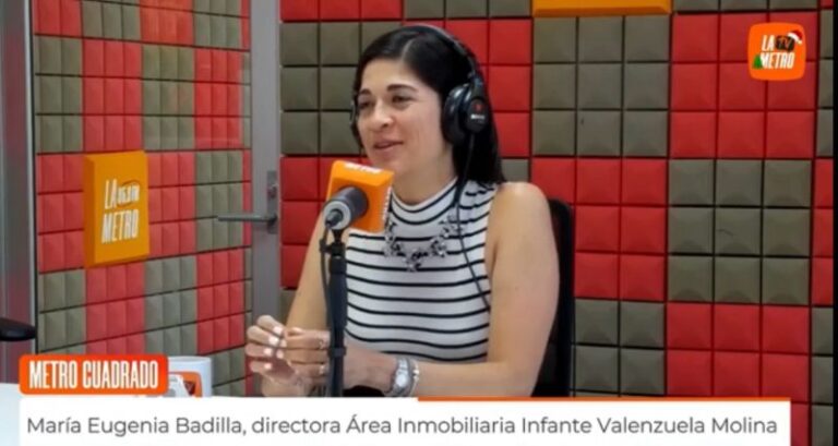 María Eugenia Badilla analiza regulación inmobiliaria en Metro Cuadrado