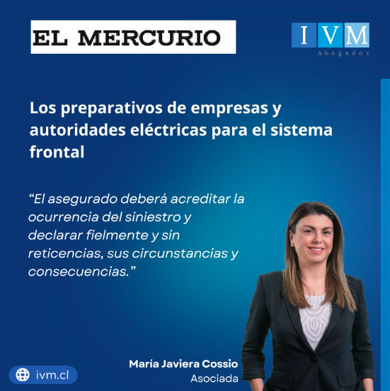 Javiera Cossio responde en El Mercurio sobre activación de seguros por temporal